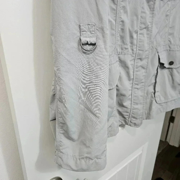 Eddie Bauer Atlas Lightweight Nylon Rain Jacket-Gray-Womens XXL - Picture 6 of 9